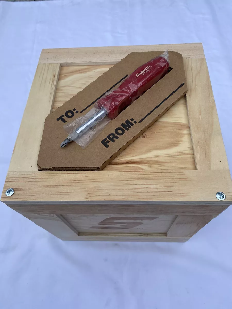 Snap On Gift Box Wooden Crate New SSX18P119