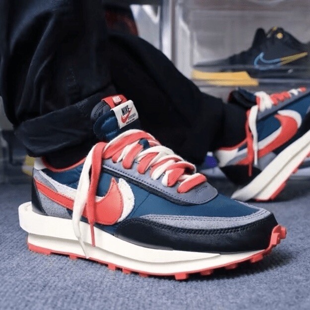 SACAI X NIKE Sacai x Undercover x Nike LDWaffle "Midnight Spruce" Uomo Taglia 10