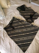 Morgan de Toi Logo dwuczęściowy garnitur Co-ord Spell Out 00s Beżowy rzadki vintage lata 90.