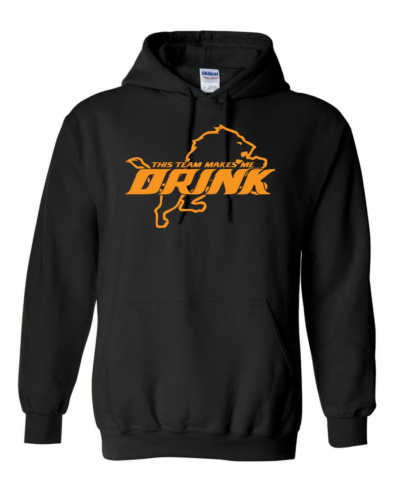 Detroit Lions This Team Makes Me Drink Hoodie