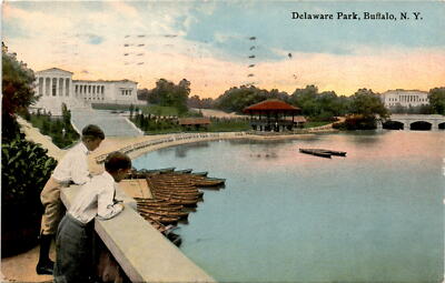 Delaware Park, Buffalo, N. Y., Florence Sleeter, Mrs. Smit, North Postcard