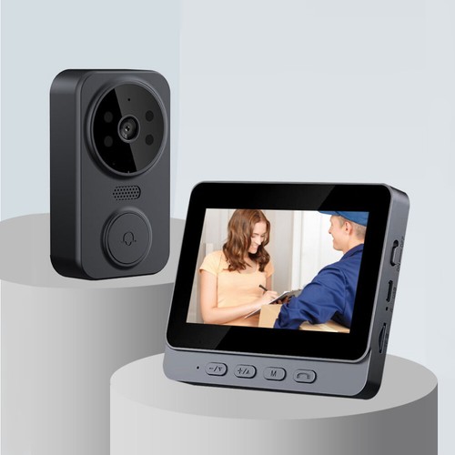 Video Door Bell WiFi Phone Intercom System with Monitor Doorbell Camera Wireless - Picture 15 of 16