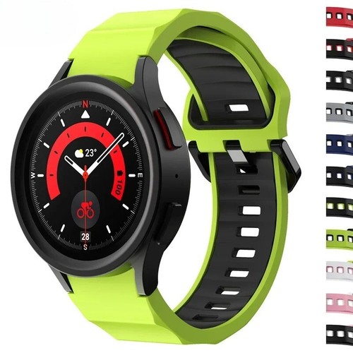 No Gaps Strap for Samsung Galaxy Watch 4 5 6 Band 5Pro 45mm Silicone Bracelet - 第 1/11 張圖片