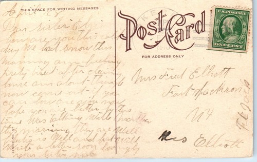 The Rose that is Sweetest and Fairest, Poem Postcard c1910 - Picture 2 of 2