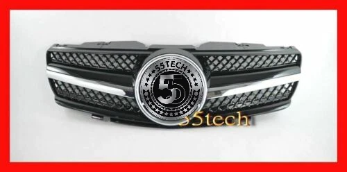 55tech R230 SL500 SL600 SL55 2003 2005 2004 2006 Grille Grill Black AMG Mercedes Foto 3 de 4