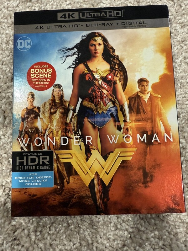 Wonder Woman (Ultra HD, 2017) OOP Slipcover, No Digital