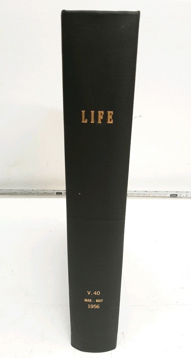 Vintage Life Magazine Issues Mar.-May. 1956 Year Hard Cover Bound