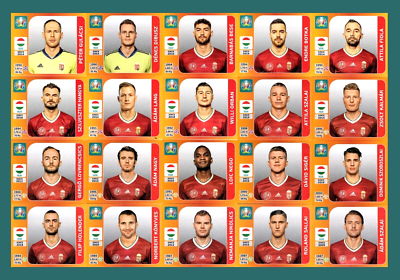 Hungary Team - Panini UEFA EURO 2020 Tournament Edition 20