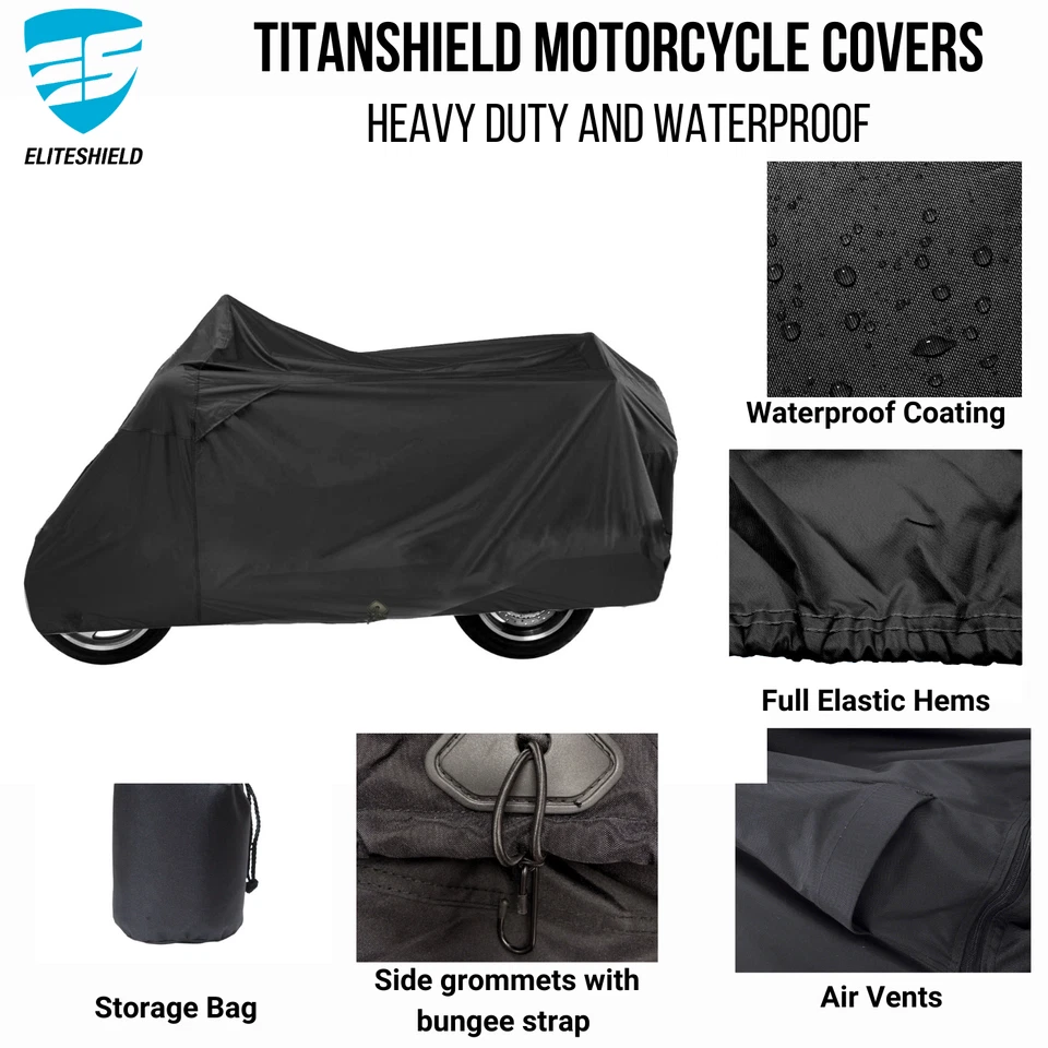 Cubierta de almacenamiento de alta resistencia para todo clima Kymco Deluxe para motocicleta scooter bicicleta Foto 2 de 4