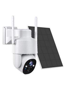 Wireless Wi-Fi Outdoor PTZ Solar Security Camera