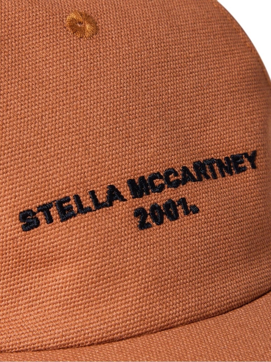 STELLA MCCARTNEY LOGO BASEBALL/FLATBILL CAP WOMENS HAT MADE IN ITALY $370. adidas by Stella McCartney Run Cap - Green Spark/Dove Grey  main image 2