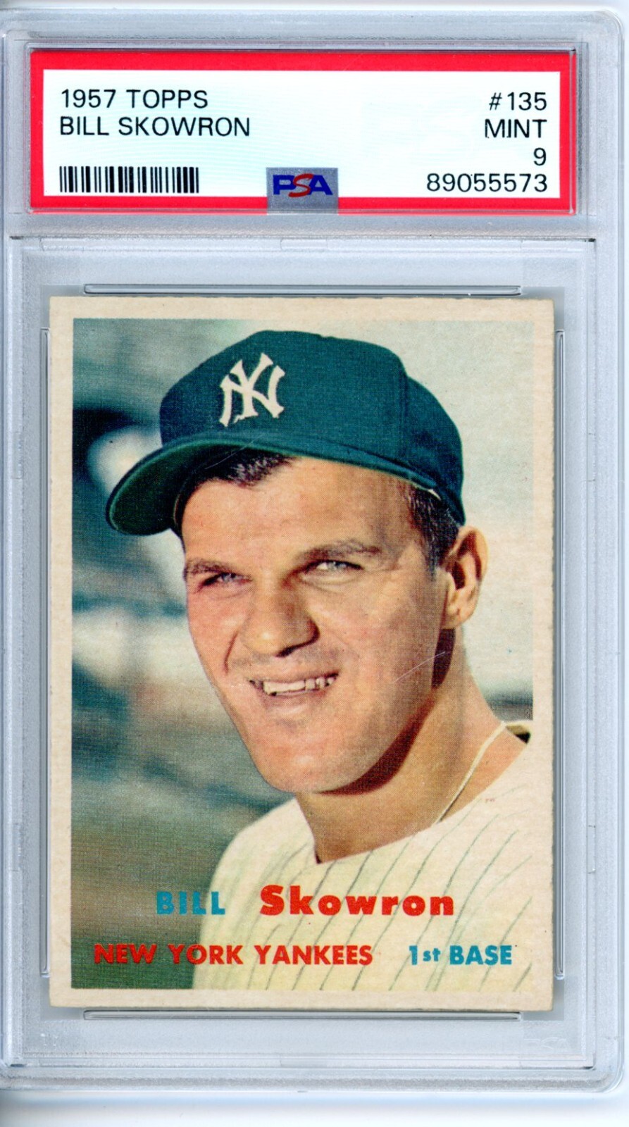 1957	Topps	Bill	Skowron	135	PSA 9	Yankees 15303