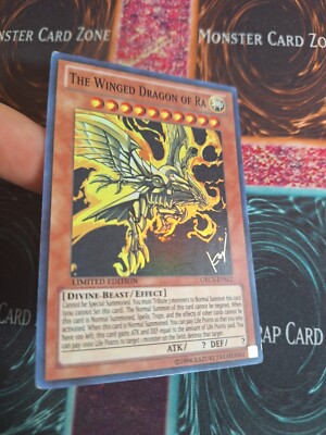 Yu-Gi-Oh! The Winged Dragon of Ra ORCS-ENSE2 Super Rare Limited NM