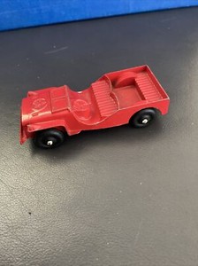 Antique Tootsie Metal Toy Red Car With Rubber Wheels 1930 S 3 1 2 Inches Long Ebay