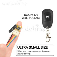 Push Button Mini Relay 433MHz RF Wireless Switch Smart Home Receiver Transmitter