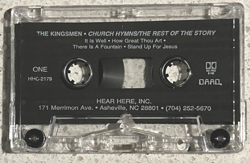THE KINGSMEN - CHURCH HYMNS / THE REST OF THE STORY - SOUTHERN GOSPEL CASSETTE Foto 3 de 4
