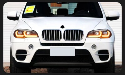 Paar für BMW X5 E70 Scheinwerfer Montage 2007-2013 Upgrade Projektor LED DRL