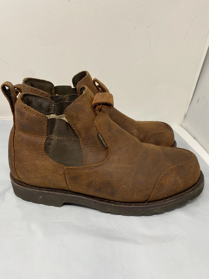 Cabelas Outfitter Series Boots Men’s 10.5 EE Chukka Chelsea Pull On Gore-tex - Image 4 of 4