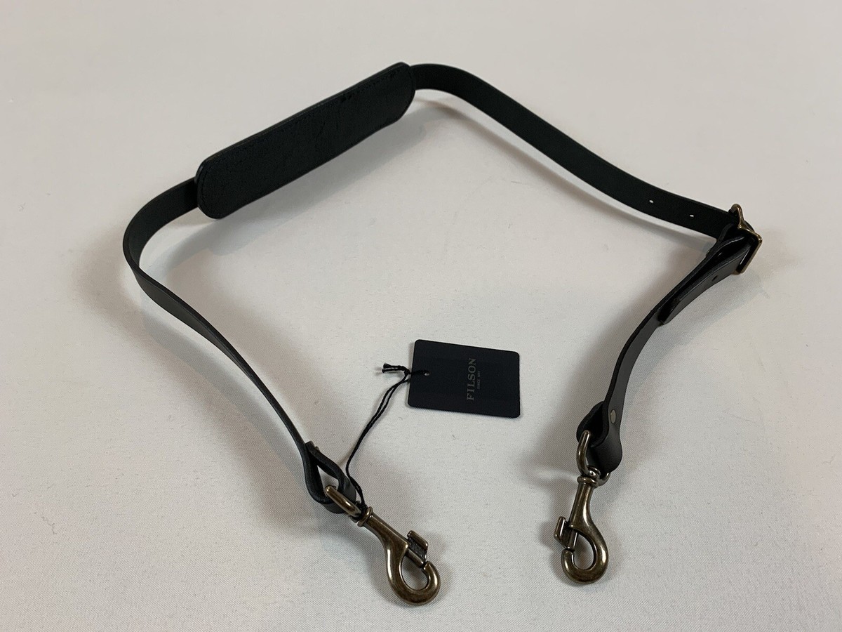 FILSON BRIDLE LEATHER SHOULDER STRAP BLACK M NWT SOLD OUT | eBay
