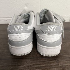 Nike Womens Dunk Low Basketball Shoes Photon Dust DD1503-103 Leather Lace Up 5.5
