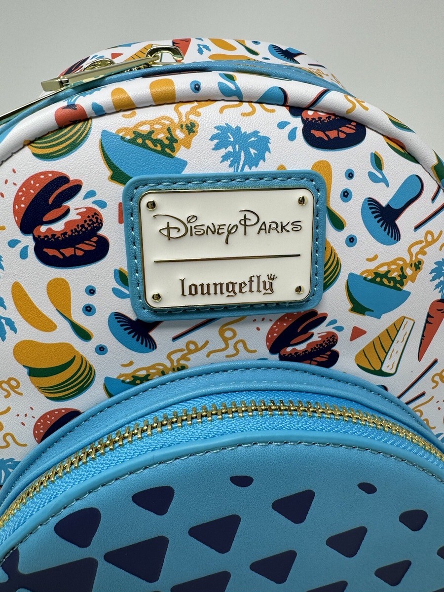 epcot international food & wine festival 2023 loungefly mini backpack NEW Disney EPCOT International Food & Wine Festival 2023 LOUNGEFLY Mini  Backpack