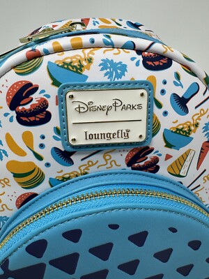 Disney2023限定Loungefly EPCOT Food&Wine FestivalミニBackpack NEW Disney EPCOT International Food & Wine Festival 2023