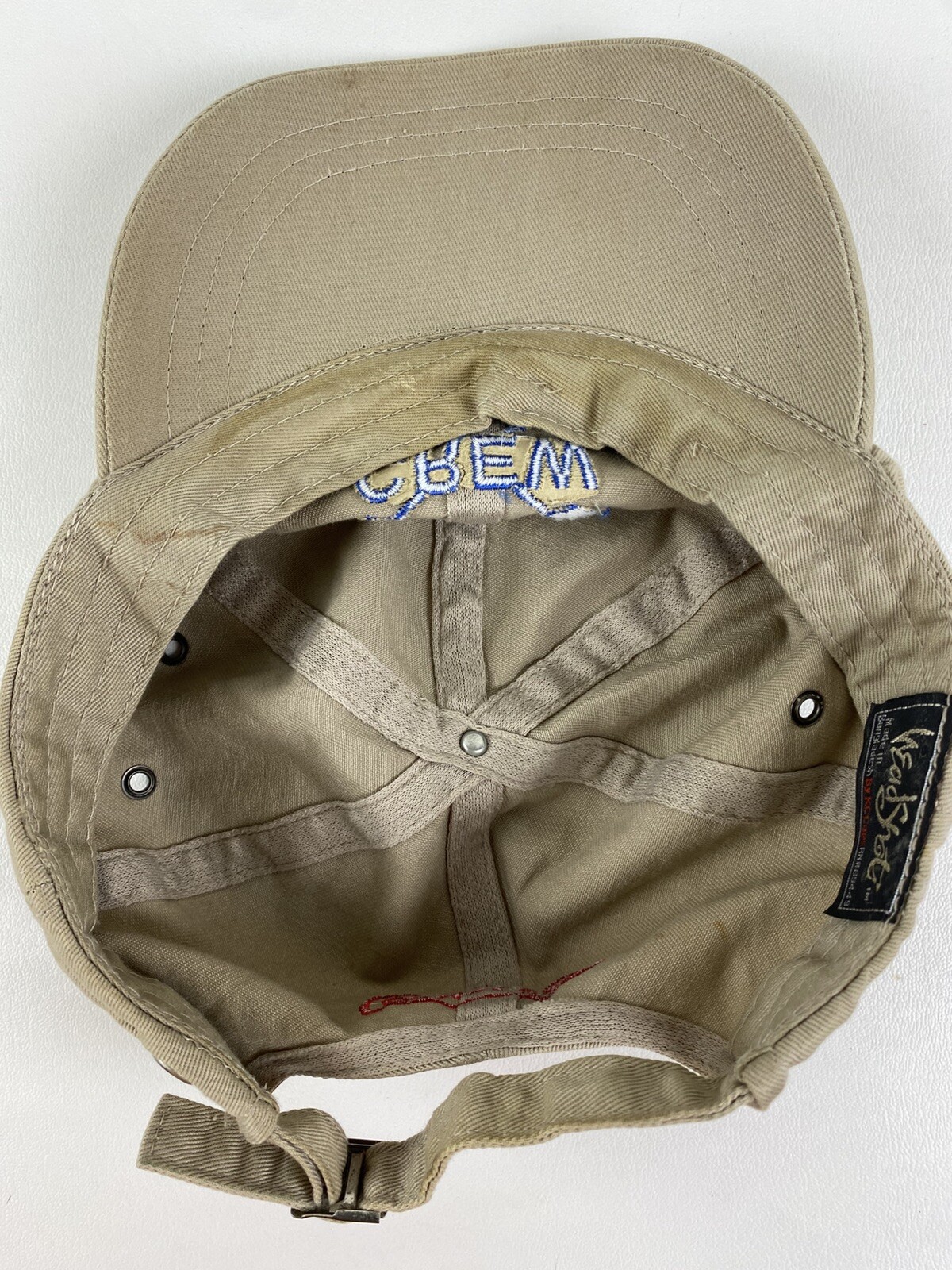 Conoco Crew Hat Cap Tan Strap Back Conoco Crew Ga… - image 5