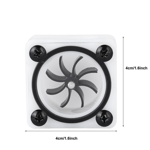 Mini 2/3 Ways G1/4 Thread 8 Impeller Flow Meter PC Water Liquid Cooling System - Afbeelding 4 van 17
