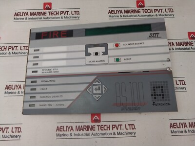 AUTRONICA BS 100 Alarm Fire Detection System Front Panel Only
