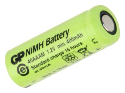 GP - 40AAAM - 2/3 AAA - 1,2 Volt 400mAh Ni-MH mit Lötfahne (Z-Form)