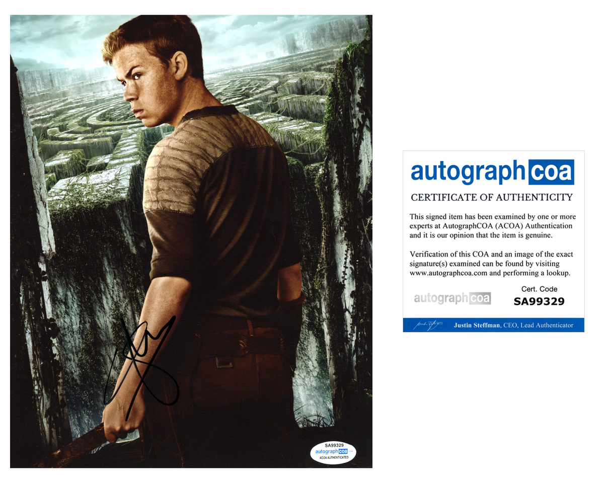 Will Poulter Maze Runner Autographed Signed 8x10 Photo ACOA | eBay