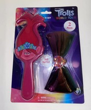 DreamWorks Trolls World Tour Brush Bow 2 Piece set