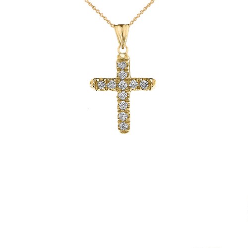 10k Yellow Gold Mini Elegant Diamond 