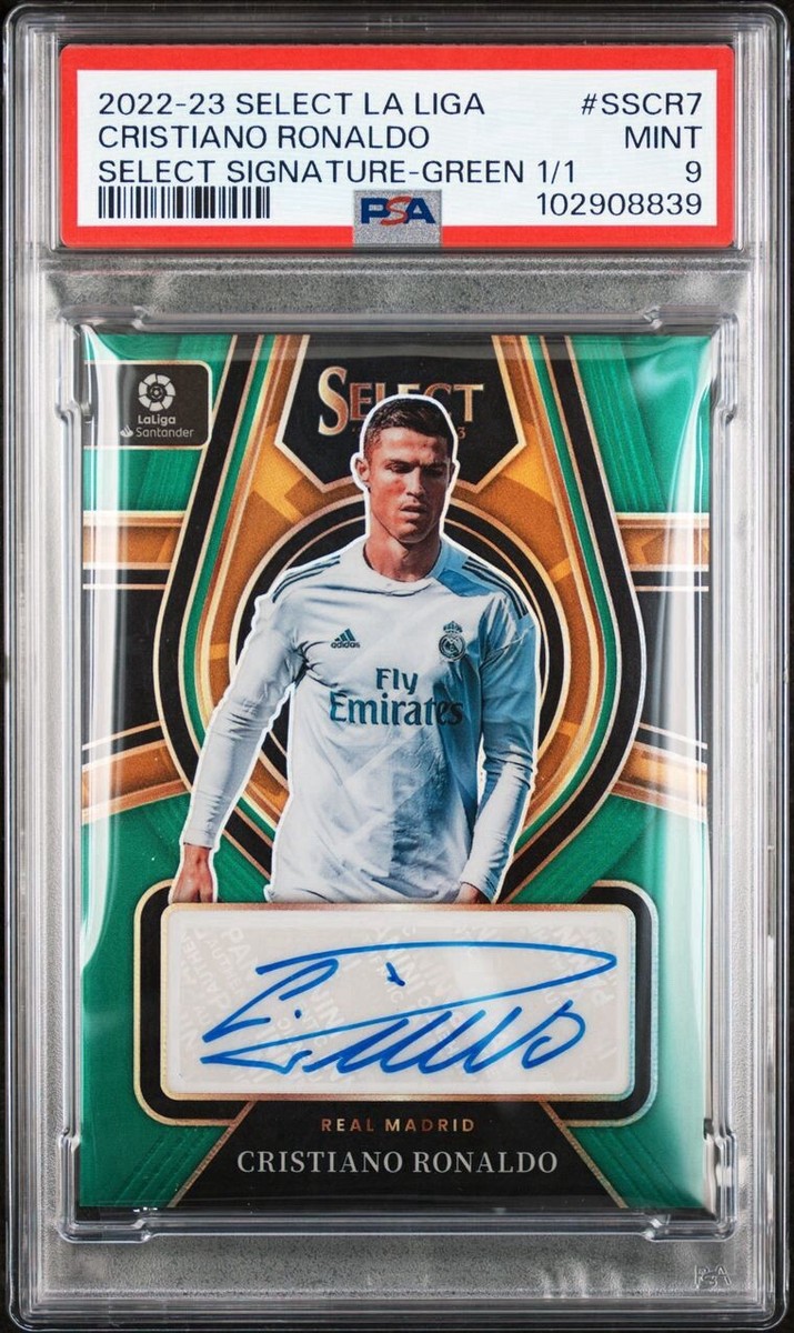 2022-23 Panini SELECT Ronaldo 直筆サインカード FC Barcelona 2022