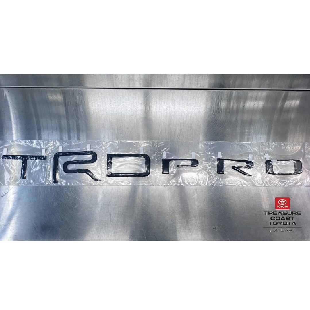 dark＊プロフ必須 Genuine New OEM 22-25 Toyota Tundra TRD PRO Matte Black Insert | eBay