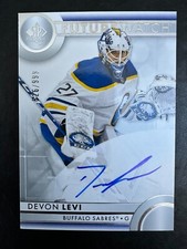 2023-24 SP Authentic - Autographed Future Watch #103 Devon Levi /999 (AU, RC)