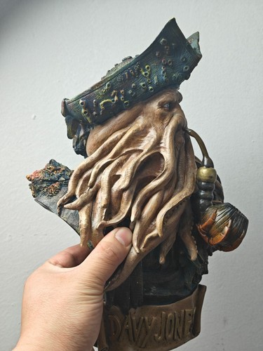 Pirates of the Caribbean Davy Jones 1/3 bust resin statue figure - Picture 8 of 10