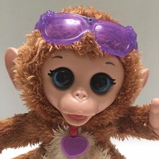 FurReal Baby Cuddle Giggly Monkey Pet Plush Interactive Toy Tested and Works