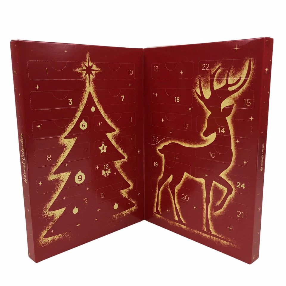 Adagio Teas Countdown to Christmas Advent Calendar 24 Tea Bags Holiday New - Image 3 of 4