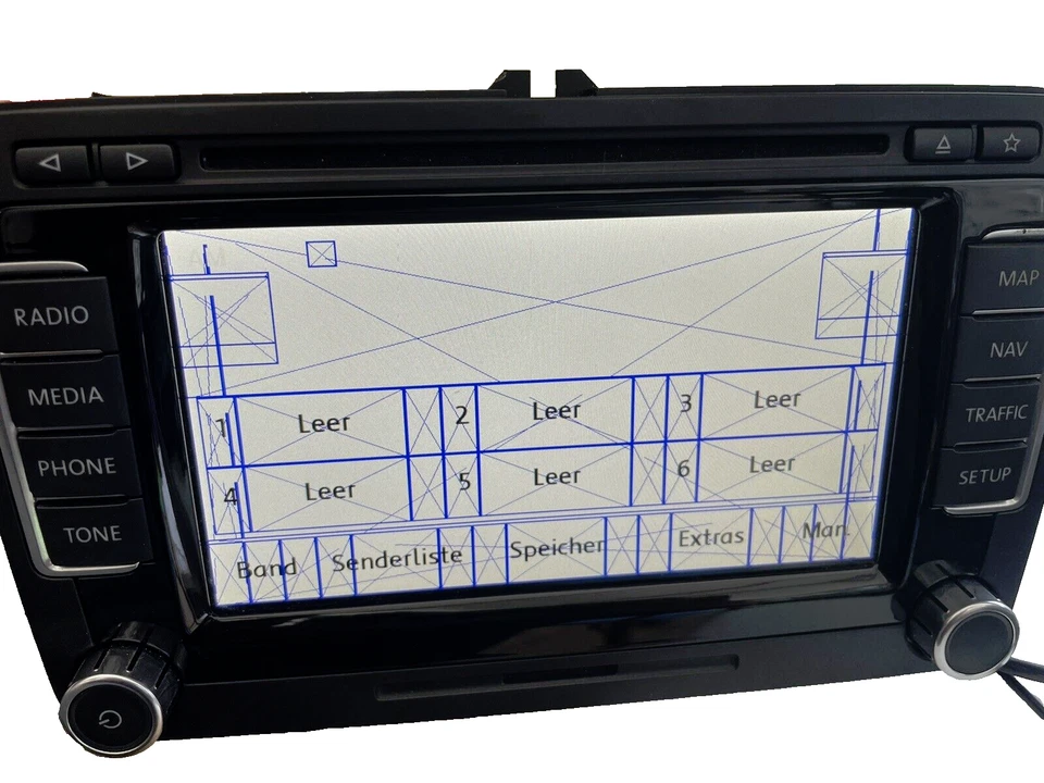 RADIO ASIENTO VW SKODA RNS 510 UNIDAD PRINCIPAL SIN ALIMENTACIÓN SIN PANTALLA SERVICIO DE REPARACIÓN Foto 3 de 4