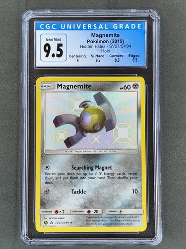 Magnemite graded CGC 9.5 for sale on eBay