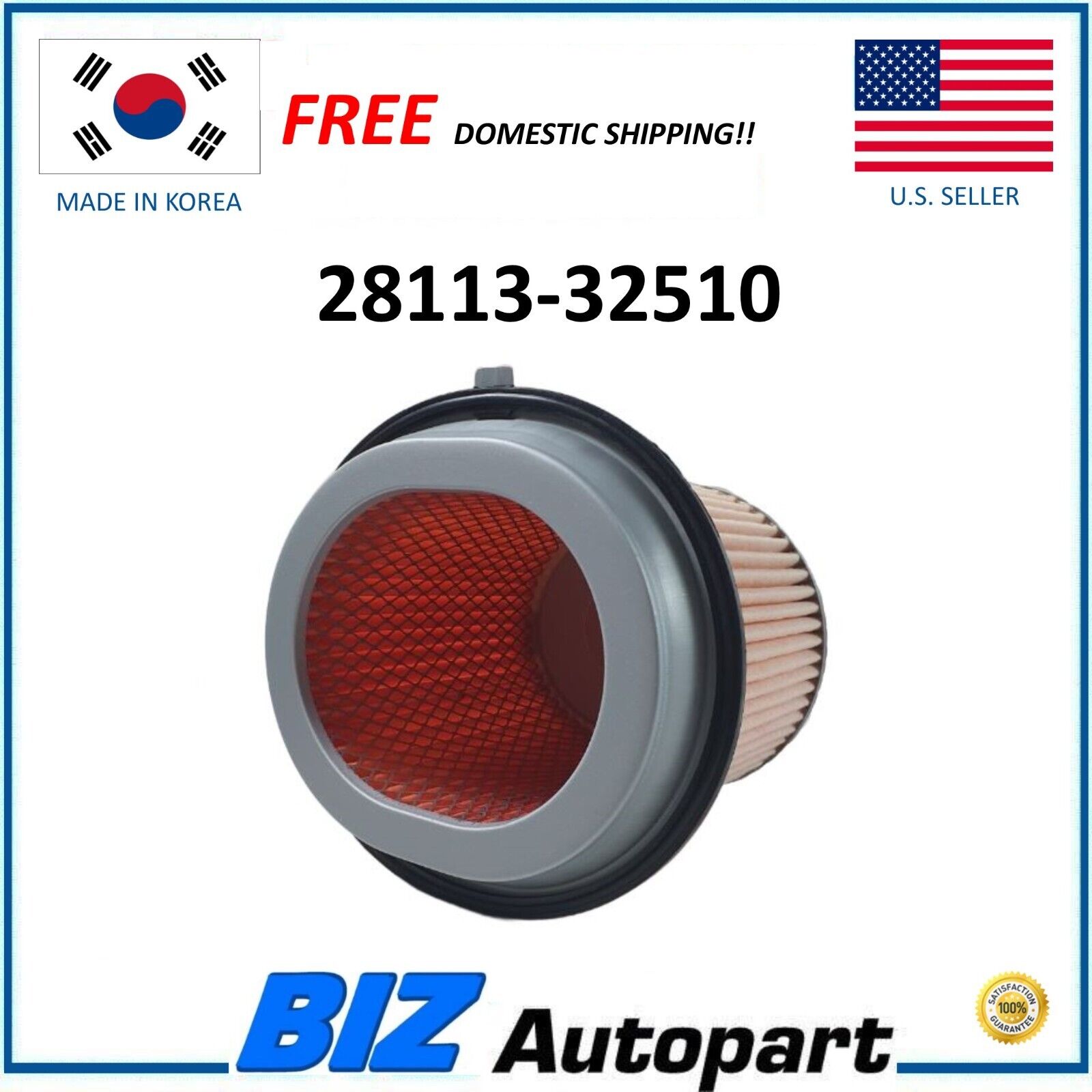 NEW✅AIR FILTER CLEANER FOR HYUNDAI 1989-1998 OE#28113-32510