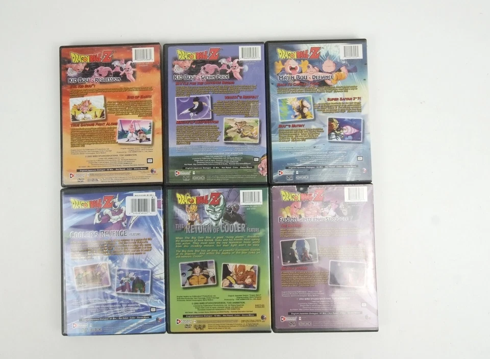 Dragon Ball Z: 6 Movies Lot-Cooler, Kid Buu, Majin Buu. Tested and Working. - Image 4 of 4