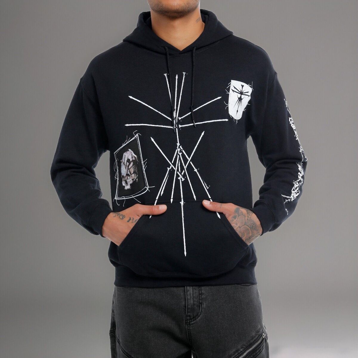 Bring Me The Horizon POST HUMAN: NeX GEn Nails Hoodie ~ Mens Bring Me The Horizon POST HUMAN: NeX GEn Nails Hoodie ~ Mens