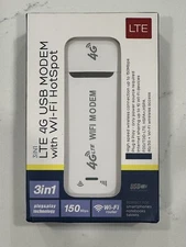 LTE 4G USB Modem With Wifi Hotspot 3 in 1 150Mbps 
