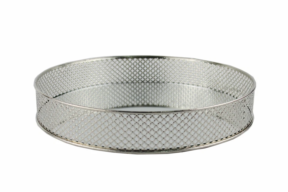 Spiegeltablett Silber Gold Dekoration Runder Spiegel Tischspiegel Deko Tablett - Bild 2 von 4