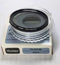Genuine 49mm Polarizer PL Glass Lens Filter Japan 49 mm Polarizing Pol Vivitar