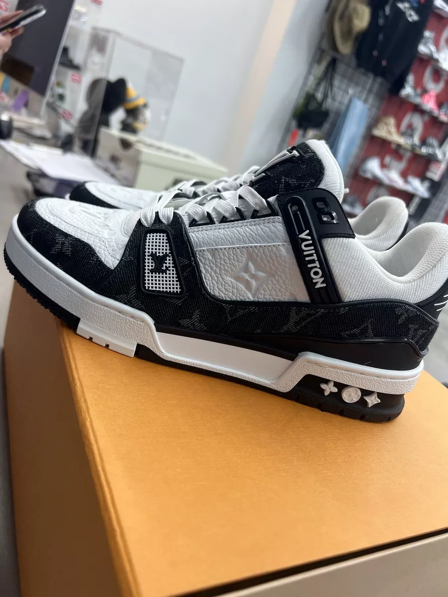 Louis Vuitton Lv Trainer White Black White