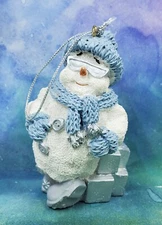 Encore Group Snow Buddies Snowman with Sunglasses 3" ornament 2000