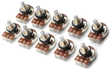 10x Bourns 500K Pot 3/8” Short Split Shaft Audio Taper Low Friction Rotation